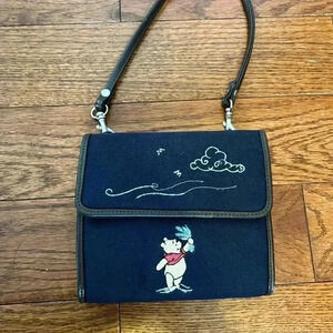 Vintage 90s Disney Winnie The Pooh Crossbody Wallet